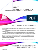 Forensic Classification Formula