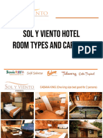 Sol Y Viento Hotel Room Types and Capacity PDF