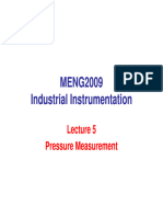 MENG2009 Lecture 5 11-12 S1 Pressure Measurement