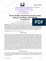 Water Quality Monitoring System Using in