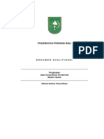 Dok. Kualifikasi Pengawasan Pembangunan Jembatan Air Balui Pada Ruas Jalan Selensen - Kota Baru - Bagan Jaya