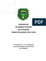 Kurikulum 2013 SDN Patihan 2018-2019 Baru