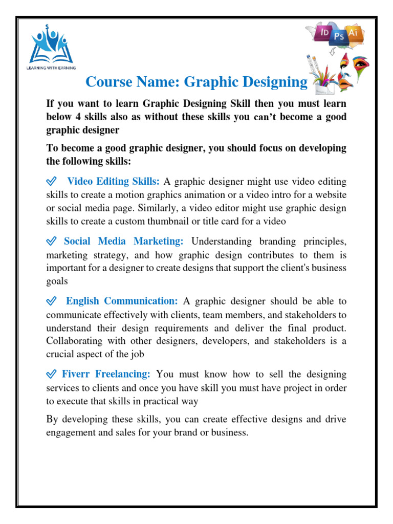Graphic Designing Guide | PDF