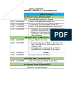 #1. Jadwal Terbaru Kegiatan Kupang