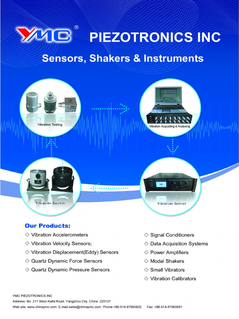 YMC PIEZOTRONICS INC. Catalog 2022 | PDF | Accelerometer