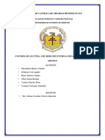 CONTROL - DE - LECTURA - 1 - DE - DERECHO - INTERNACIONAL - PRIVADO Grupo8