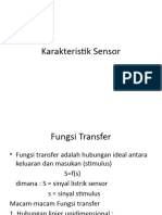 (2 - 1) - Karakteristik Sensor