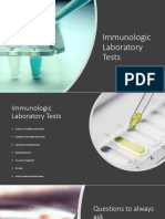 Immunologic Laboratory Tests