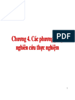 Chuong 4 Cac PP Nghien Cuu Thuc Nghiem