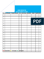 Safety Daily observetion sheet