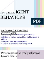 14 Intelligent Behavior