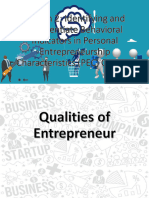 Qualities of Entrepreneur