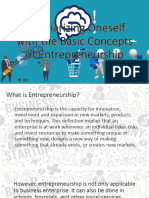 Familiarizing Oneself With The Basic Concepts of Entrepreneurship