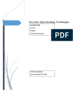 Socratic Questioning Technique