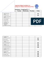 Attendance