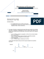 Examen Departamental I - Interés Compuesto (Tasa Nominal (J) ) - 2023B