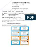 3rd Term Syllabus K.G