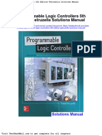 Programmable Logic Controllers 5th Edition Petruzella Solutions Manual