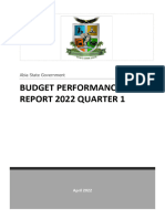 Abia State Q1 BPR Report 2022