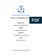 Legislación Empresarial - Orrala Andy