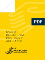 Uvjeti Koristenja PostCash App 1.1.2023