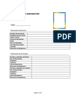 FR - Formulario de Inscripción