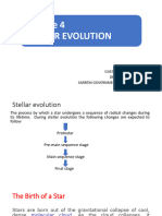 Mod - 4 - Stellar Evolution