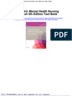 Psychiatric Mental Health Nursing Fortinash 5th Edition Test Bank