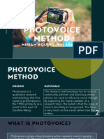 Photovoice Method (Psy 802) Mamir