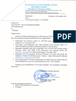 Surat No. 027, Surat Pengumuman UAS Prodi BMB T.A Ganjil 2023-2024