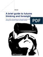 A Brief Guide To Futures Thinking and Foresight