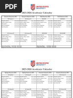 2023-2024 Academic Calendar