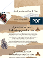 Sejarah Islam Di Cina - Kelompok 4