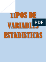 Infografías de Tipos de Variables Estadísticas Ana Luisa Huamani Vargas