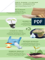 Infografía Cuidado Del Medio Ambiente Moderno Verde