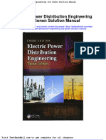 Electric Power Distribution Engineering 3rd Gonen Solution Manual