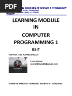 Com Prog 1 MODULES