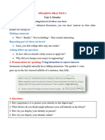 2A - Speaking Practice 1