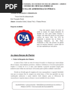 Cinco forças de Porter e ambientes - C&A