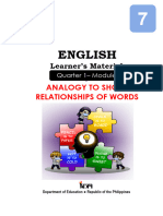 English7 Q1 - Module 1 - Analogy