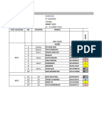 Schedule Maret 2021