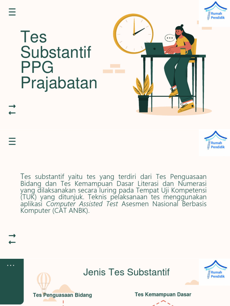 Webinar Tes Substantif Literasi - Day 1 | PDF
