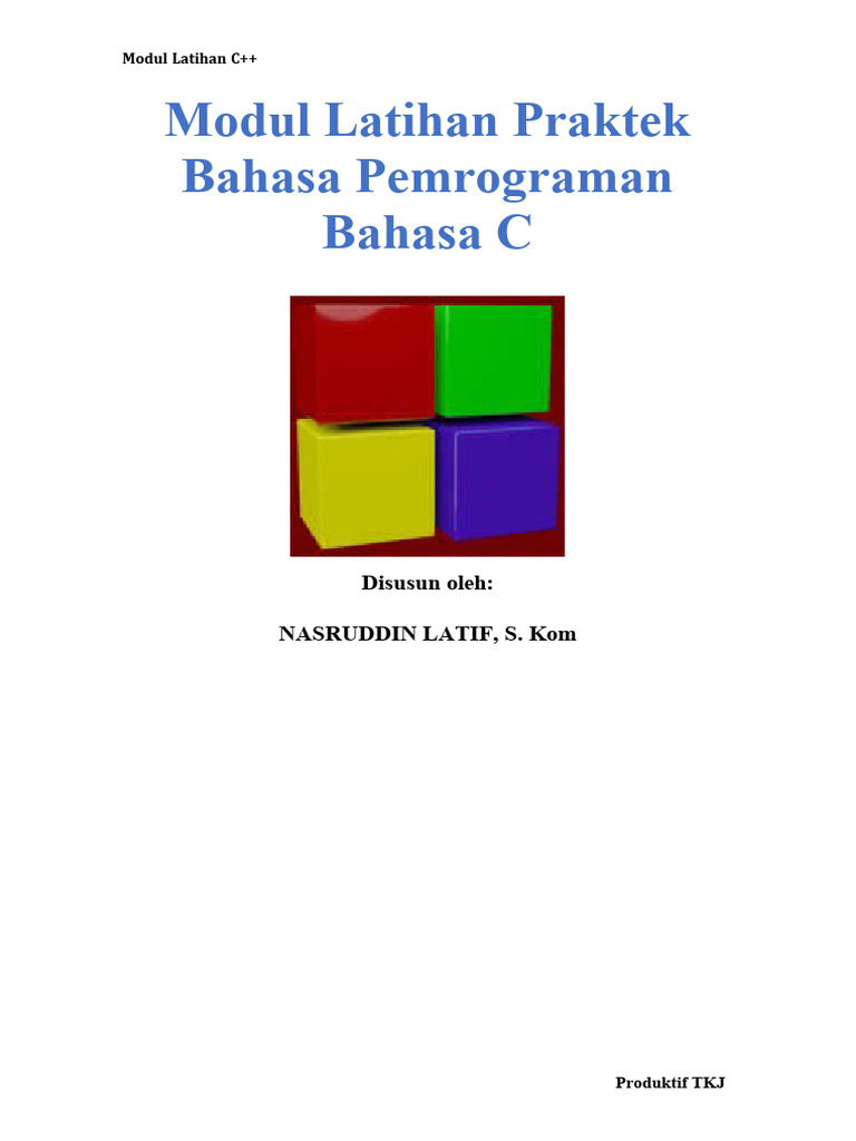 Modul Latihan Pemrograman C++ untuk Pemula | PDF | Bisnis