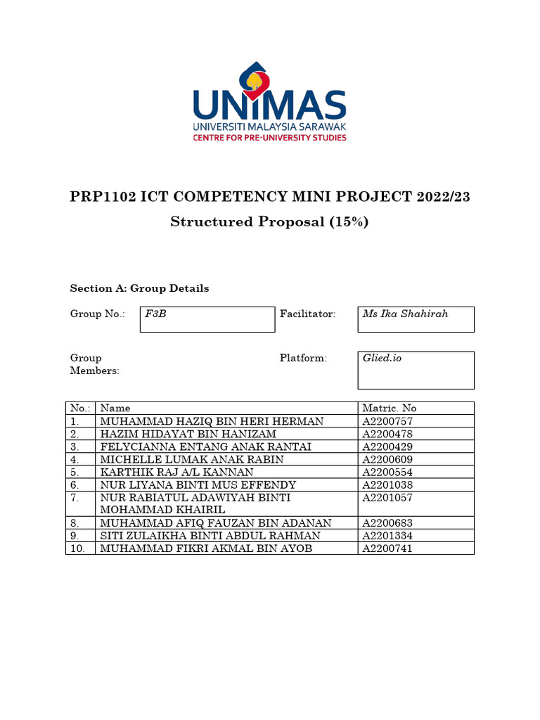 UNIMAS Student App Proposal | PDF | Computers