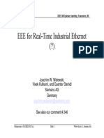 EEE For Real Time Indsutrial Ethernet