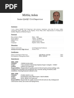 Mirhiç Aslan: Senior QA/QC Civil Supervisor