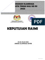 Buku Keputusan Rasmi Olahraga MSSDKT 2022