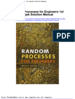 Random Processes For Engineers 1st Hajek Solution Manual