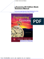 Engineering Economy 8th Edition Blank Solutions Manual