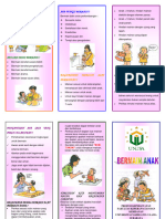 Leaflet Bermain Anak PKM Tenggilis